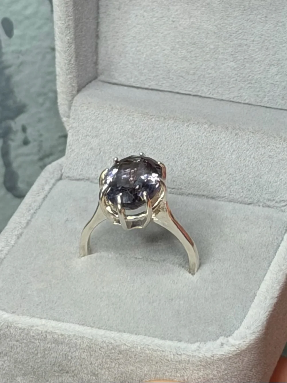 Sold!! Natural Alexandrite 6.05CT Certified 925 Sterling Silver Ring 7.5